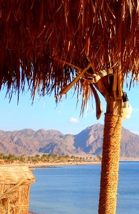 Sea view from the beach