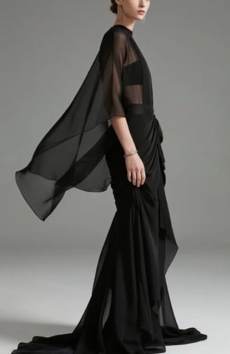 luxurious silk fabrics premium collection, and "elegant evening wear