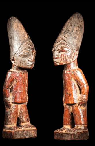 ibeji bamigboye odo owa nigerian mastercarver oruba ibedji pair