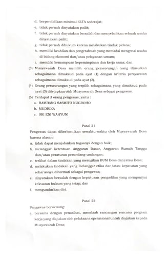 Halaman 15 - Anggaran Dasar BUMDes Idaman Sejati