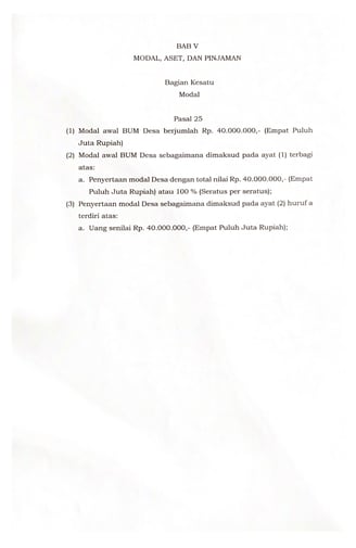 Halaman 18 - Anggaran Dasar BUMDes Idaman Sejati