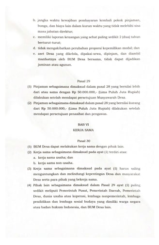 Halaman 20 - Anggaran Dasar BUMDes Idaman Sejati