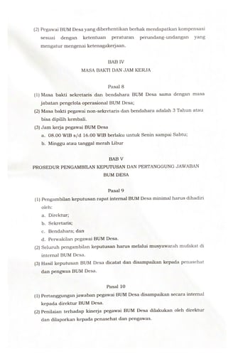 Halaman 6 - Anggaran Rumah Tangga BUMDes Idaman Sejati