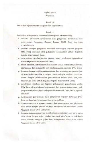 Halaman 9 - Anggaran Dasar BUMDes Idaman Sejati