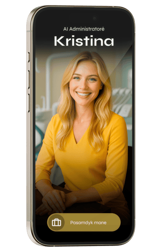 ai adiministratorė Kristina