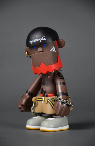 Customização: Nesta categoria, os artistas trabalham com os Toys existentes