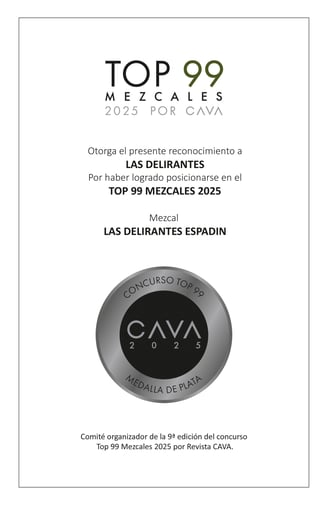 TOP99 Mezcales 2025