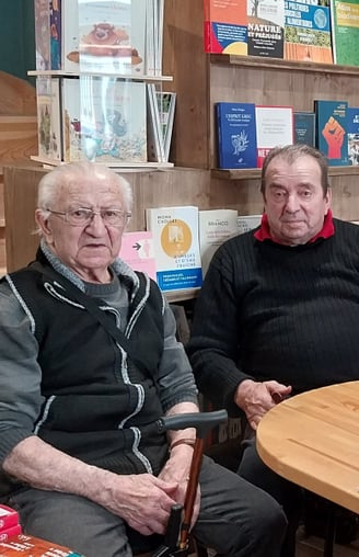 Séance dédicace à la librairie Tandem pour les seniors de l'EHPAD
