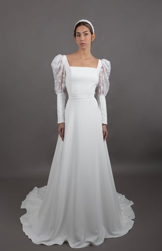 Falda Capa de novia