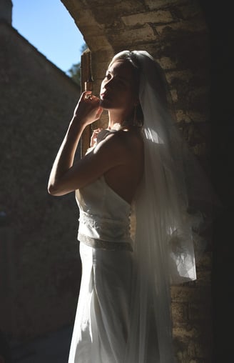 photo elegante mariée