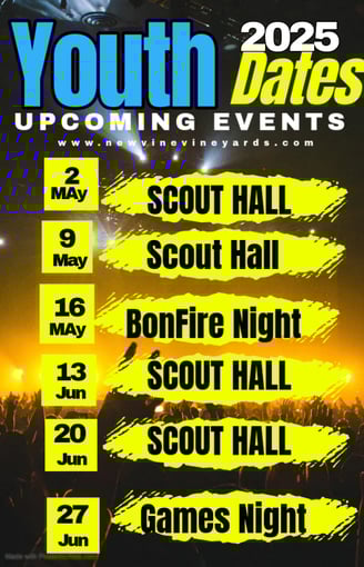 Youth Night calendar - Term 2, 2025