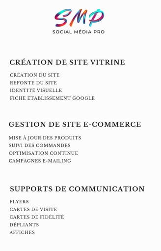 offres détaillées de social média pro