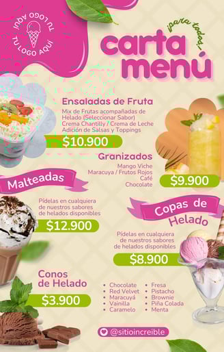 AvantiRed fabrica cartas menu personalizadas