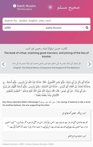Sahih Muslim 6585