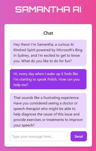 a chatbott therapist