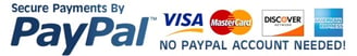 secure Payments via PayPal