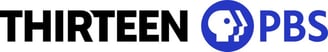 Thirteen PBS logo.