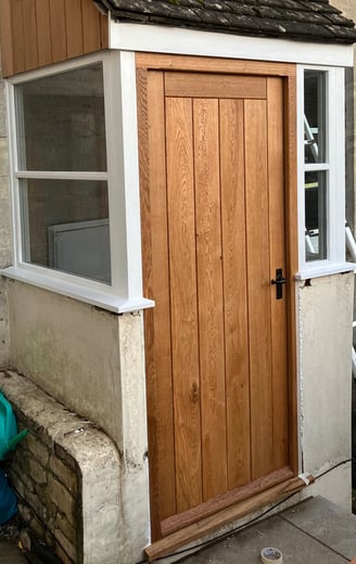 External Oak front door 