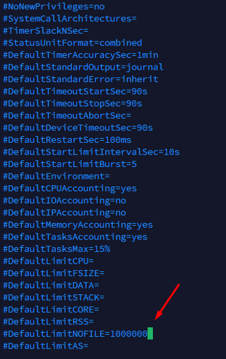 system.conf output