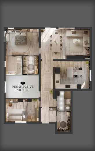 floor plan 3d visualization rendering cgi