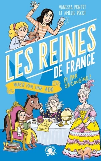 Première de couverture du roman documentaire Les Reines de France