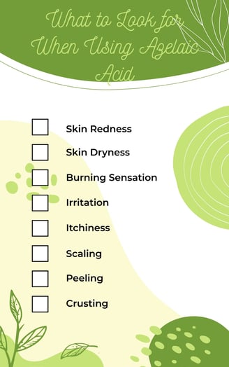 azelaic acid check list