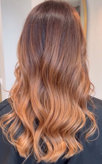 ombré hair caramel