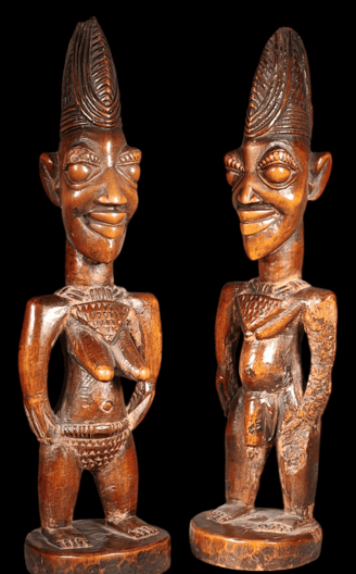 master of the archaic smile ibeji smiling faces ibedji yoruba gert stoll 