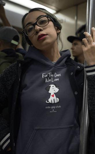 cute puppy, cute dog, for the ones we love, side gig club, vivid calm designs, minimal designs