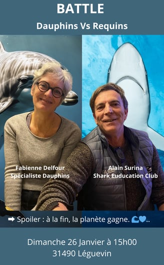 fabienne delfour alain surina battle dauphin vs requins