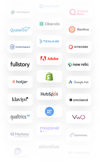 Stack Radar tracks over 1500 technologies, including logos of Adobe, HubSpot, Shopify, Google Ads, H
