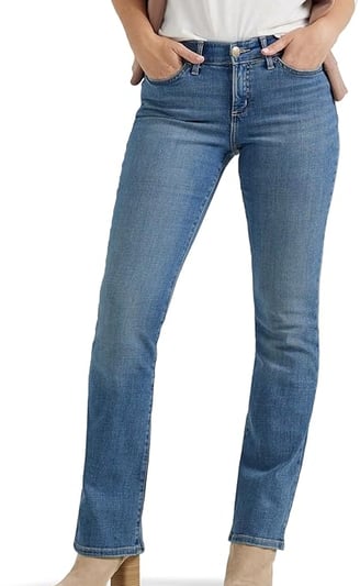 Jeans de corte recto