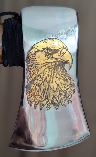 Engraved Ax head