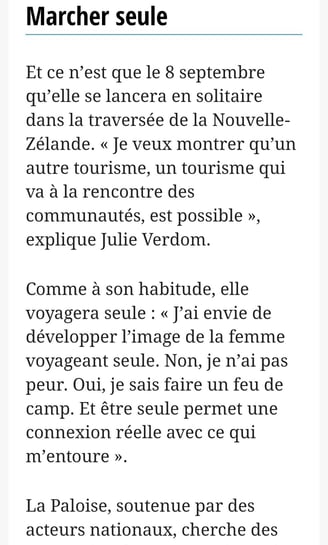les limites du possible - article la rep - Julie verdom