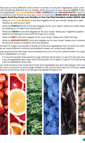 Seeds for Healthy Eating Habits Page example