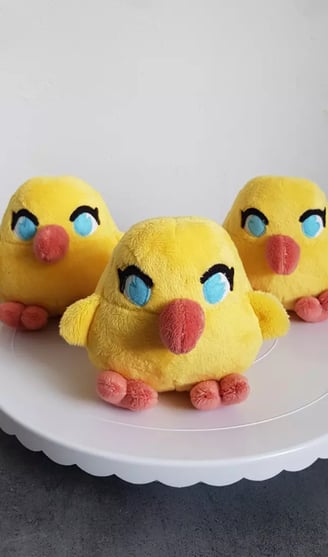 Peluche de Poussin / Chick  stuffed animal plush