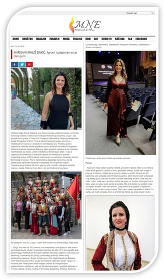 screenshot intervjua sa Majom Dakic by Goran Saban - mnemagazin.me