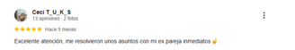 cliente satisfecho con el servicio
