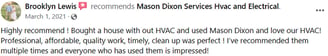Incredible Heating and Air service in Maryland.  Best prices, great service.