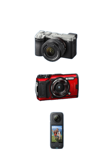 Professional underwater cameras and housings for sharp photos of your Gili Scuba Diving adventure.