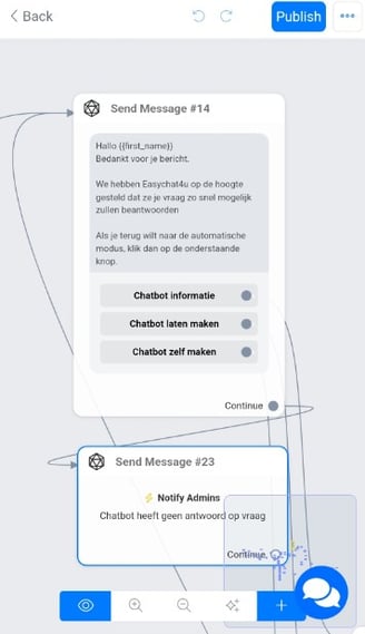 Standaard antwoord chatbot 