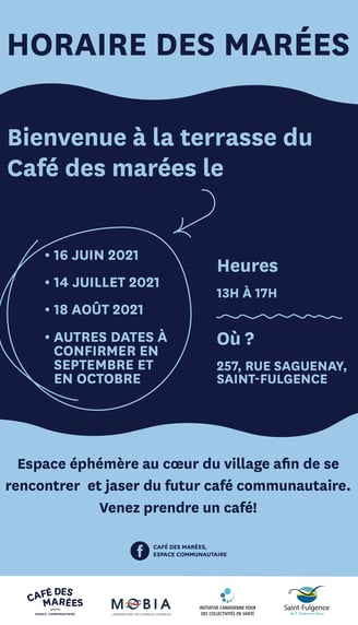 Café des marées espace communautaire Saint-Fulgence Mobia