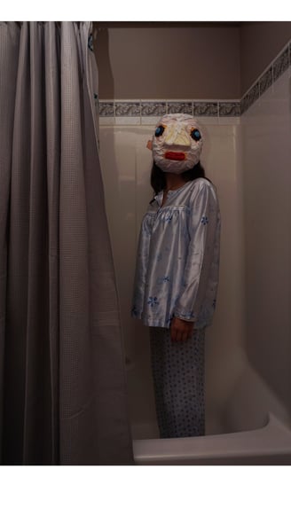 Jennifer Mae Wood, Armour: Masks, Inkjet prints on photo paper; 16x24, 2022