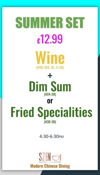 Summer set wine dimsum