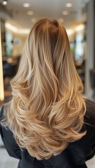 Glamorous Blonde Extension Orlando Beauty by Cris Almeida Extension Hair, Orlando FL