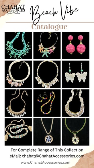 beach jewelry from Chahat Accessories