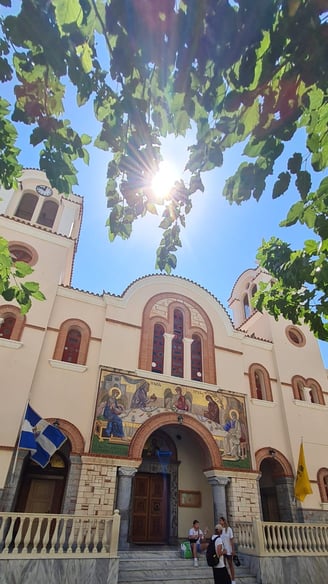 Kreta Agios Nikolaos Kirche Berg