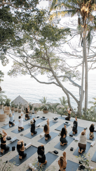 Yoga wellness retreat