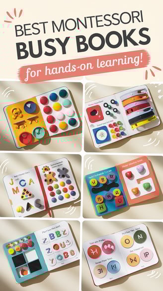 Montessori Busy BooKs for toddlers