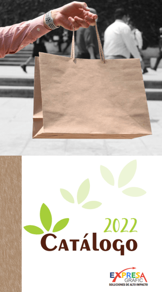 Catalogo de bolsas de papel kraft y bolsas de papel bond personalizables